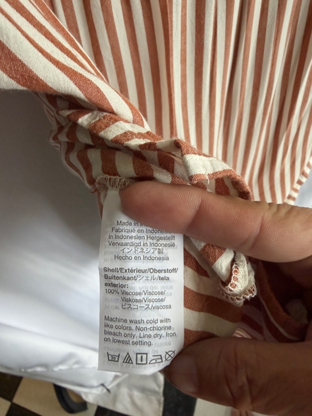 Madewell Rhyme Button Front Top In Stripe Play XS, 22” PTP, 21” L - Picture 7 of 7
